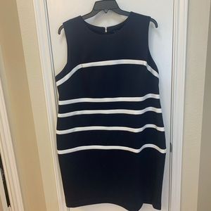 Tommy Hilfiger navy & white striped dress